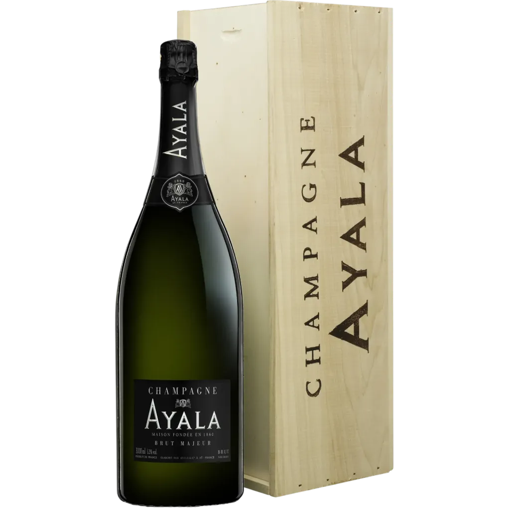 Ayala Brut Majeur Jeroboam in houten kist