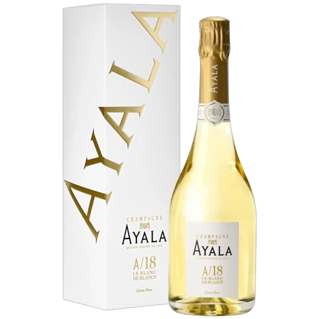 Ayala A/18 Le Blanc de Blancs Extra Brut (in luxe geschenkdoos)