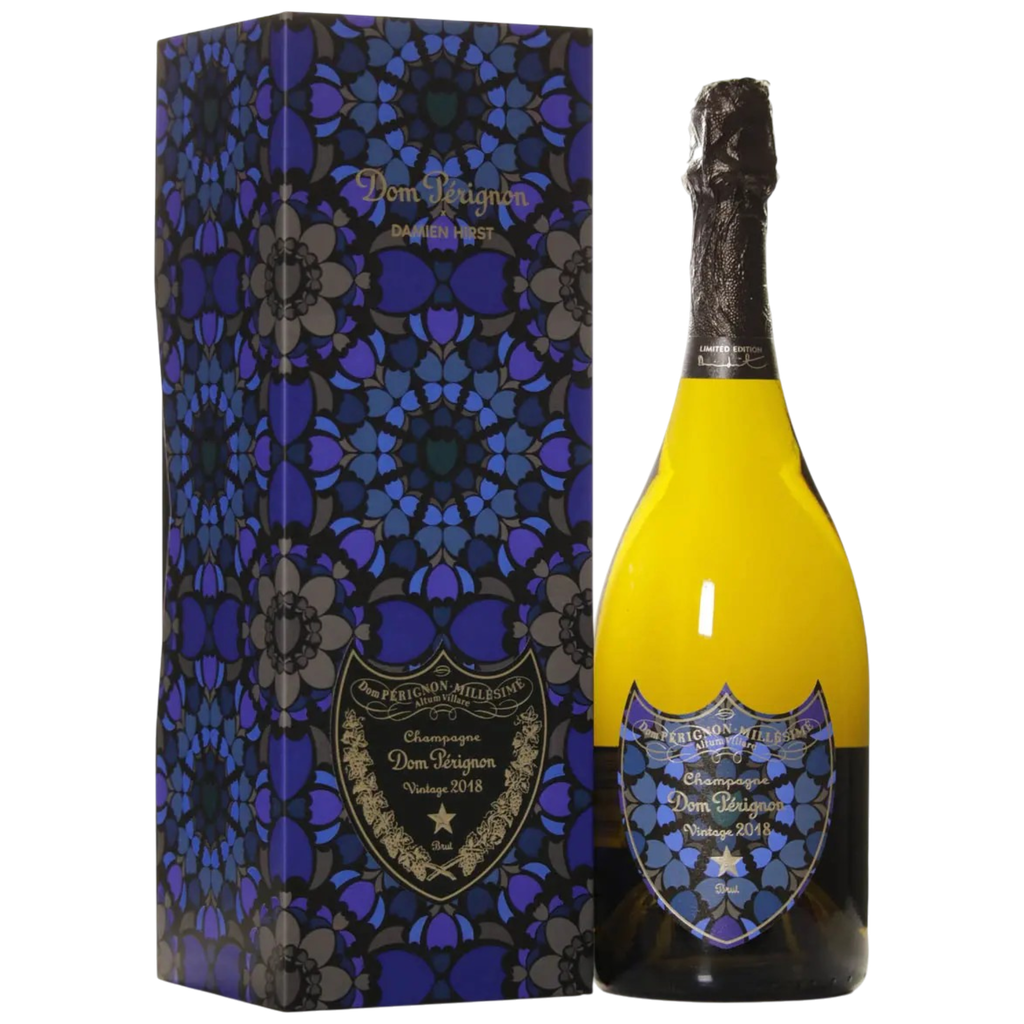 Champagne Dom Perignon 2018 Damien Hurst Edition in Giftbox